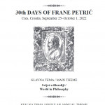 30. Dani Frane Petrića / 30th Days of Frane Petrić