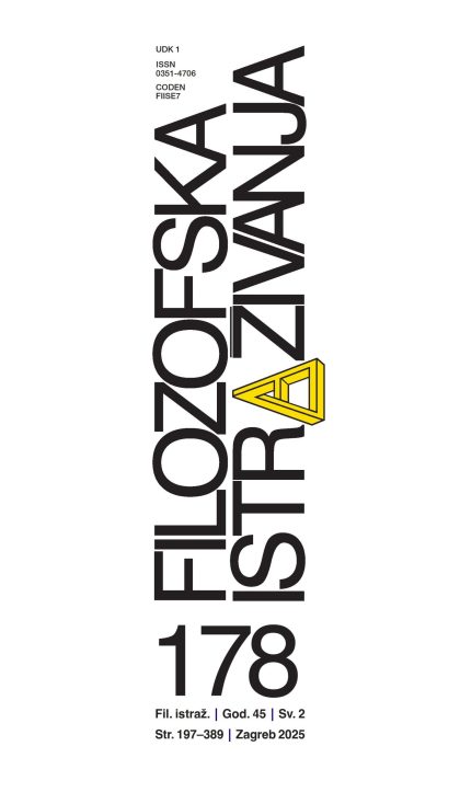 Filozofska istraživanja 178 (2-2025)